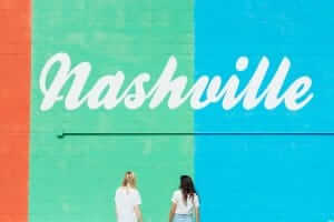 Mural of local mural in Nashville. No Sweat Web helps drive business for Local Nashville companies through Local SEO Strategy in Nashville